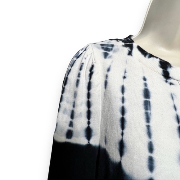 Who What Wear Puff Crewneck Tie-Dye Sweatshirt Size Small - Picture 2 of 7